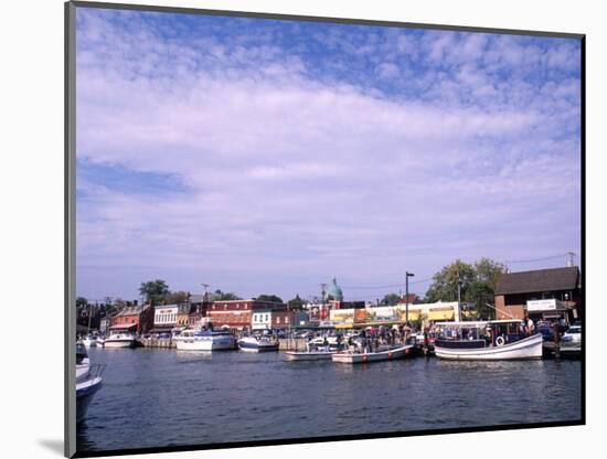 Harbor and Ships, Annapolis, Maryland, USA-Bill Bachmann-Mounted Photographic Print