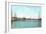 Harbor at San Pedro, California-null-Framed Art Print