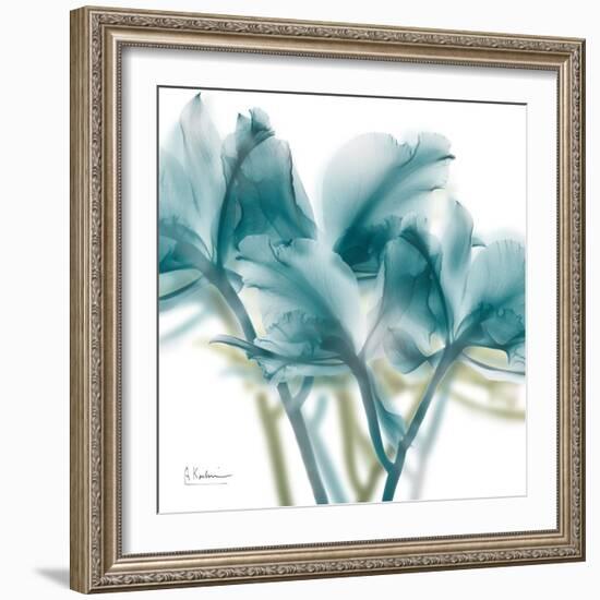 Harbor Blue Beauty 2-Albert Koetsier-Framed Art Print