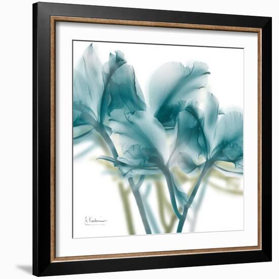 Harbor Blue Beauty 2-Albert Koetsier-Framed Art Print