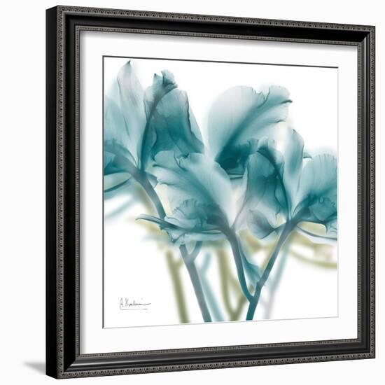 Harbor Blue Beauty 2-Albert Koetsier-Framed Art Print