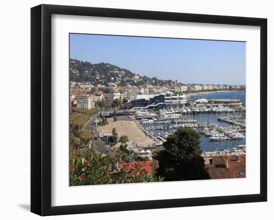 Harbor, Cannes, Alpes Maritimes, Cote D'Azur, French Riviera, Provence, France, Europe-Wendy Connett-Framed Photographic Print