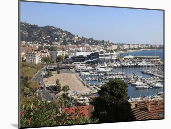 Harbor, Cannes, Alpes Maritimes, Cote D'Azur, French Riviera, Provence, France, Europe-Wendy Connett-Mounted Photographic Print