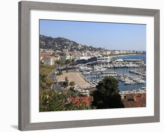 Harbor, Cannes, Alpes Maritimes, Cote D'Azur, French Riviera, Provence, France, Europe-Wendy Connett-Framed Photographic Print