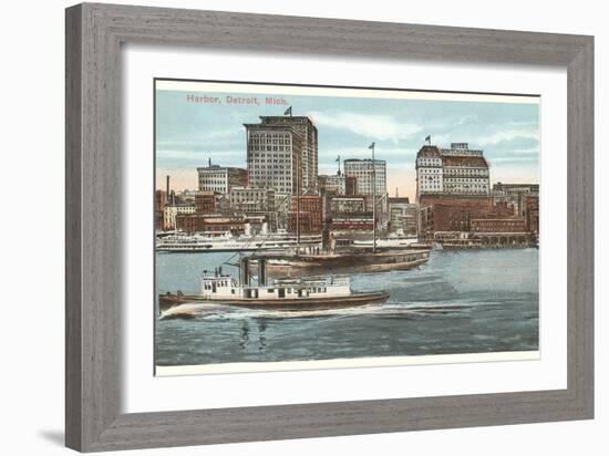 Harbor, Detroit, Michigan-null-Framed Art Print