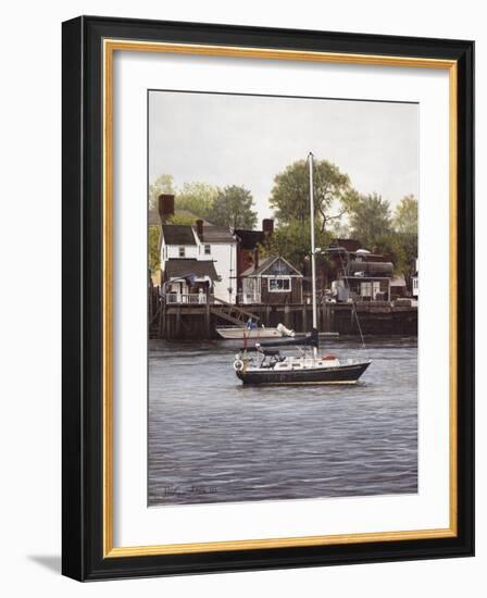 Harbor Edge-David Knowlton-Framed Giclee Print
