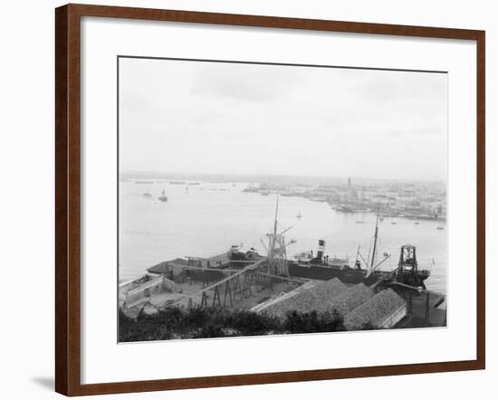 Harbor from Cabanas, Havana, Cuba-null-Framed Photo