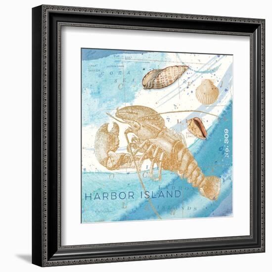 Harbor Island Lobster-Julie Paton-Framed Art Print