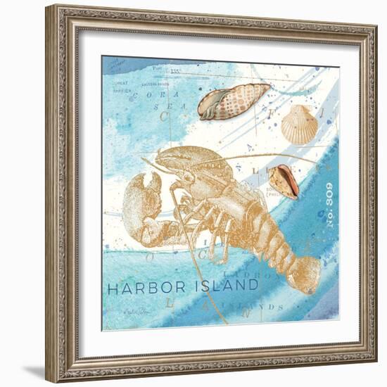 Harbor Island Lobster-Julie Paton-Framed Art Print