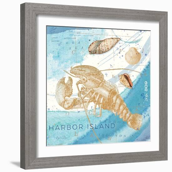 Harbor Island Lobster-Julie Paton-Framed Art Print