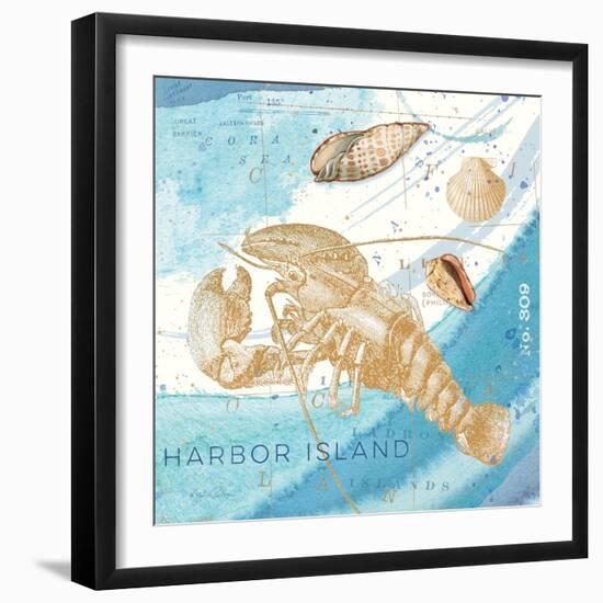 Harbor Island Lobster-Julie Paton-Framed Art Print