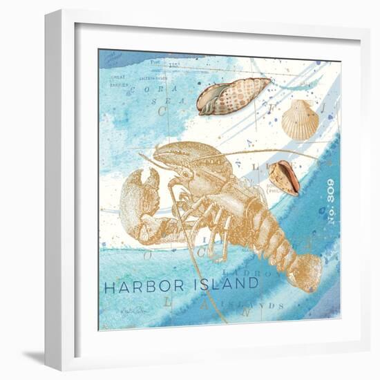 Harbor Island Lobster-Julie Paton-Framed Art Print