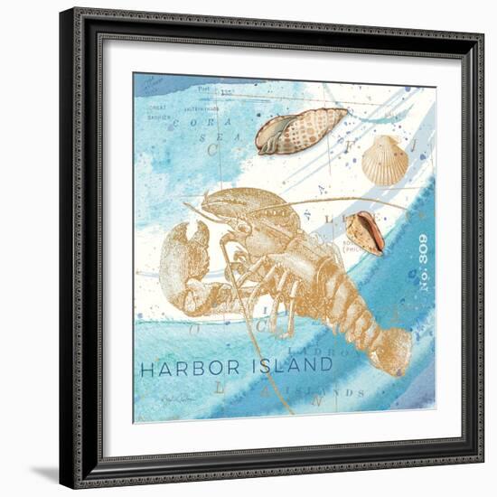 Harbor Island Lobster-Julie Paton-Framed Art Print