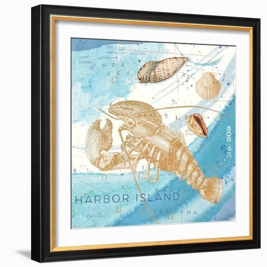 Harbor Island Lobster-Julie Paton-Framed Art Print