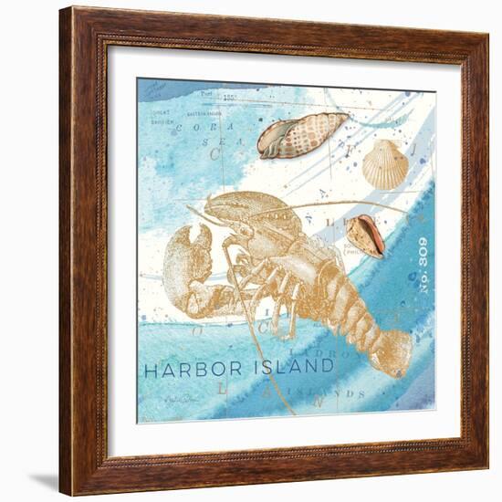 Harbor Island Lobster-Julie Paton-Framed Premium Giclee Print