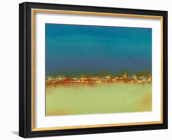 Harbor Light III-Sharon Gordon-Framed Art Print