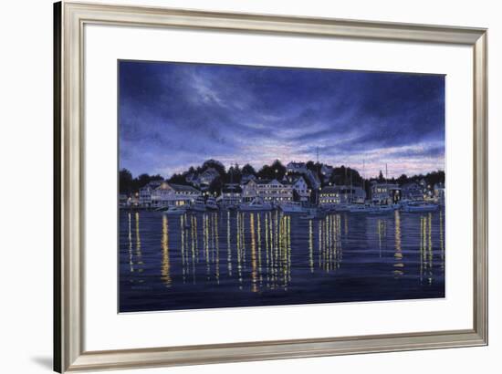 Harbor Lights-John Morrow-Framed Giclee Print