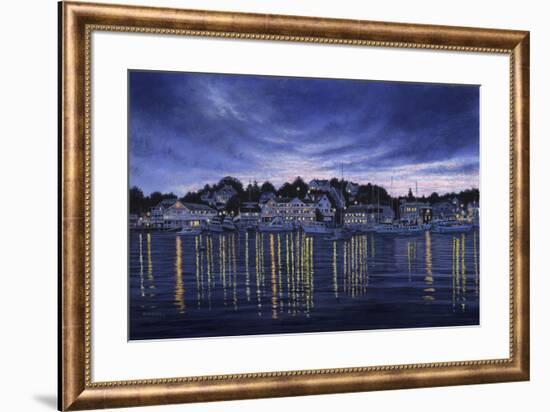 Harbor Lights-John Morrow-Framed Giclee Print