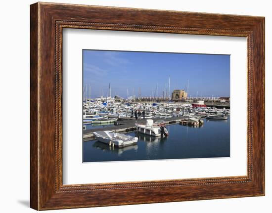 Harbor, Marina, Porto Maurizio, Imperia, Liguria, Italian Riviera, Italy, Europe-Wendy Connett-Framed Photographic Print