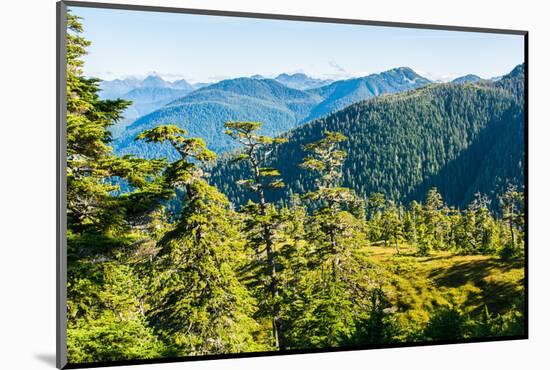 Harbor Mountain, Baranof Island, Alexander Archipelago, Southeast Alaska, USA-Mark A Johnson-Mounted Photographic Print