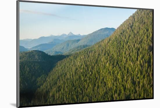 Harbor Mountain, Baranof Island, Alexander Archipelago, Southeast Alaska, USA-Mark A Johnson-Mounted Photographic Print