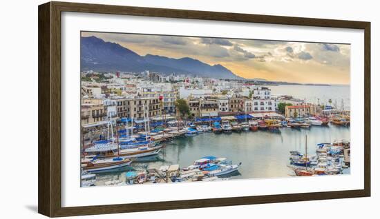 Harbor of Kyrenia, Northern Cyprus-Ian Trower-Framed Photographic Print