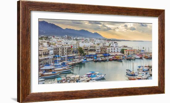 Harbor of Kyrenia, Northern Cyprus-Ian Trower-Framed Photographic Print