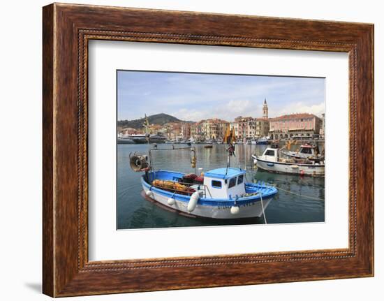 Harbor, Oneglia, Imperia, Liguria, Italian Riviera, Italy, Europe-Wendy Connett-Framed Photographic Print