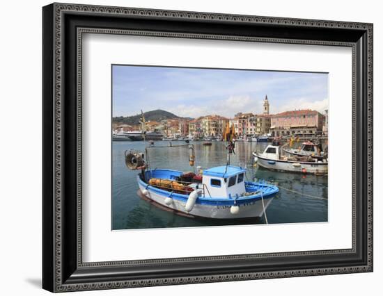 Harbor, Oneglia, Imperia, Liguria, Italian Riviera, Italy, Europe-Wendy Connett-Framed Photographic Print