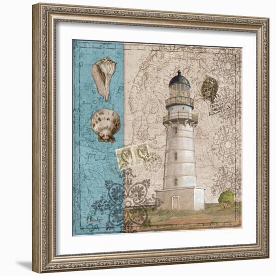 Harbor Point III-Paul Brent-Framed Art Print