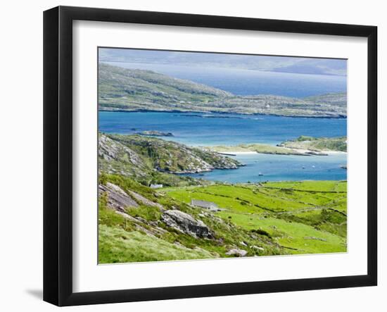 Harbor, Ring of Kerry, Kerry Peninsula, Ireland-William Sutton-Framed Photographic Print