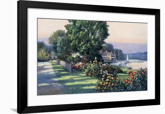 Harbor Roses Southport-Paul Landry-Framed Art Print