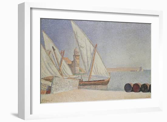 Harbor Scene-Paul Signac-Framed Giclee Print