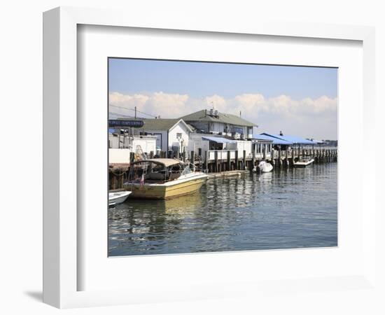 Harbor, Shelter Island Sound, Greenport, Long Island, North Fork, New York-Wendy Connett-Framed Photographic Print