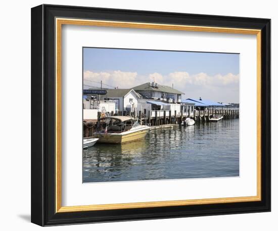 Harbor, Shelter Island Sound, Greenport, Long Island, North Fork, New York-Wendy Connett-Framed Photographic Print