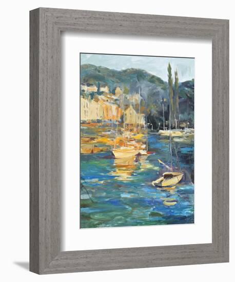 HARBOR SIDE-ALLAYN STEVENS-Framed Art Print