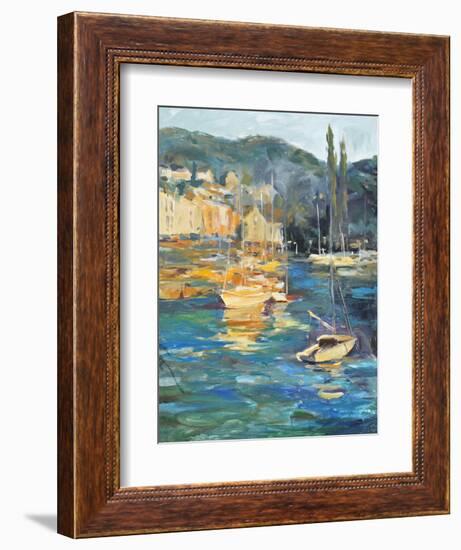 HARBOR SIDE-ALLAYN STEVENS-Framed Art Print