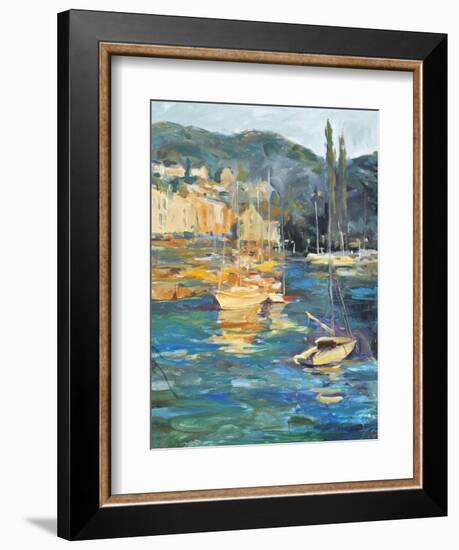 HARBOR SIDE-ALLAYN STEVENS-Framed Art Print