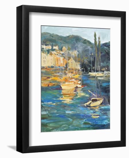 HARBOR SIDE-ALLAYN STEVENS-Framed Art Print