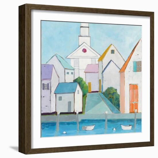 Harbor Town III no Sign-Phyllis Adams-Framed Art Print