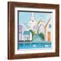 Harbor Town III-Phyllis Adams-Framed Art Print