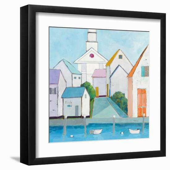 Harbor Town III-Phyllis Adams-Framed Art Print