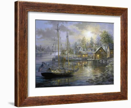 Harbor Town-Nicky Boehme-Framed Giclee Print