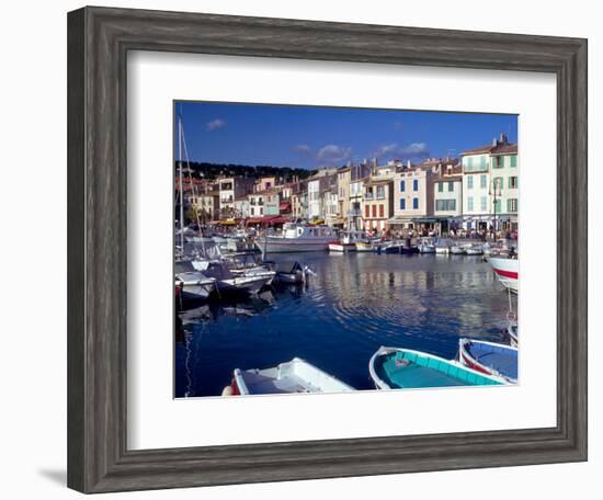 Harbor View, Cassis, France-Walter Bibikow-Framed Photographic Print