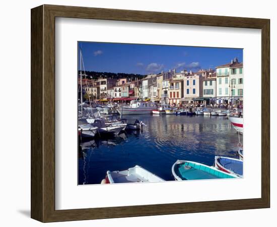 Harbor View, Cassis, France-Walter Bibikow-Framed Photographic Print