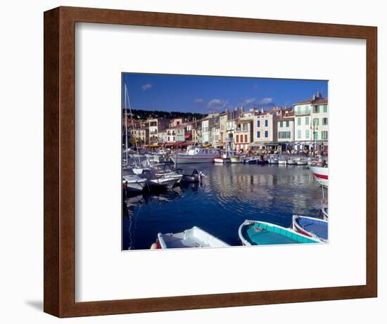 Harbor View, Cassis, France-Walter Bibikow-Framed Photographic Print
