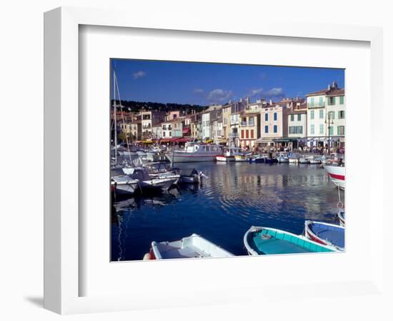 Harbor View, Cassis, France-Walter Bibikow-Framed Photographic Print