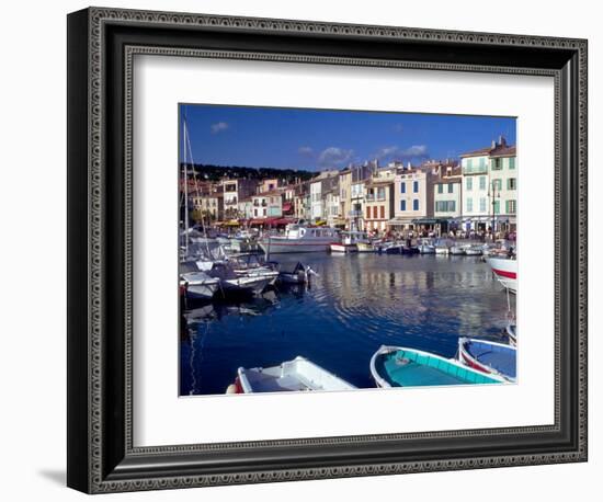 Harbor View, Cassis, France-Walter Bibikow-Framed Photographic Print