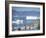 Harbor with typical fishing boats. Small town of Uummannaq in northwest Greenland, Denmark-Martin Zwick-Framed Photographic Print