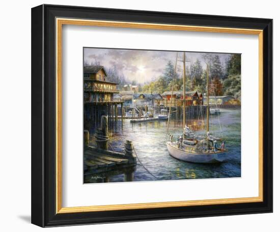 Harbor-Nicky Boehme-Framed Giclee Print